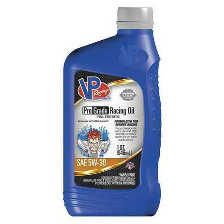 VP RACING FUELS VP Full Synthetic 5W-30 Pro Grade Racing Oil QT 2725